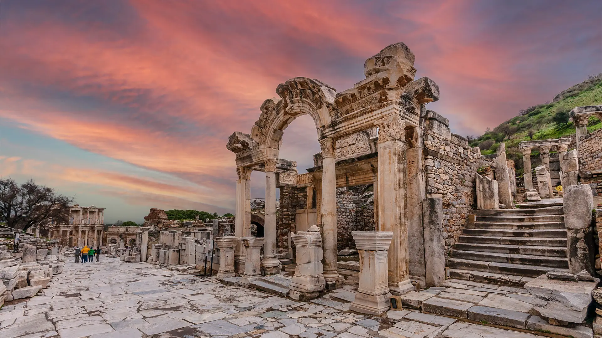 A View of Ruins in Kusadasi, Turkey