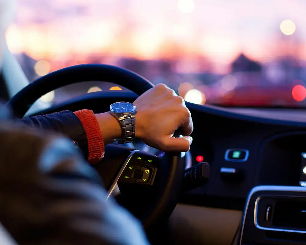 A Person Driving