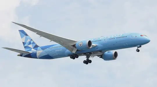 An Etihad Plane