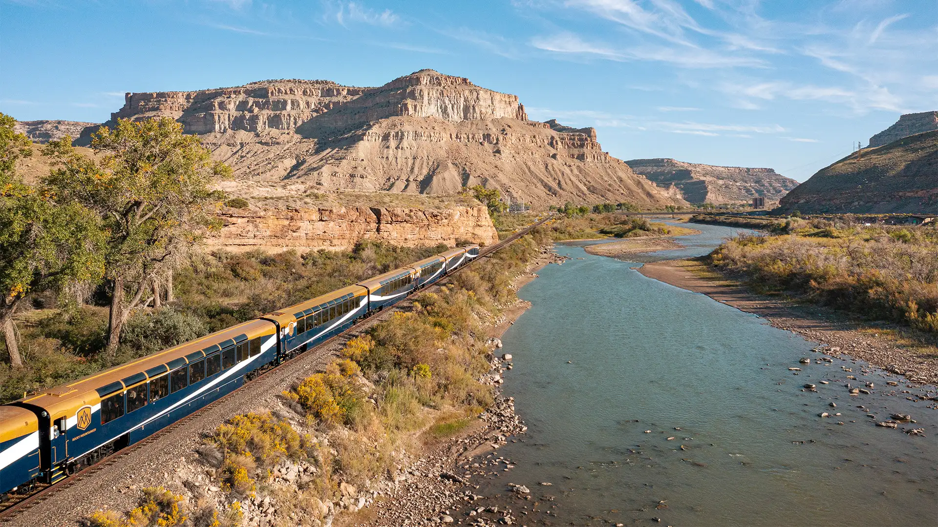The Exterior of the Rocky Mountaineer