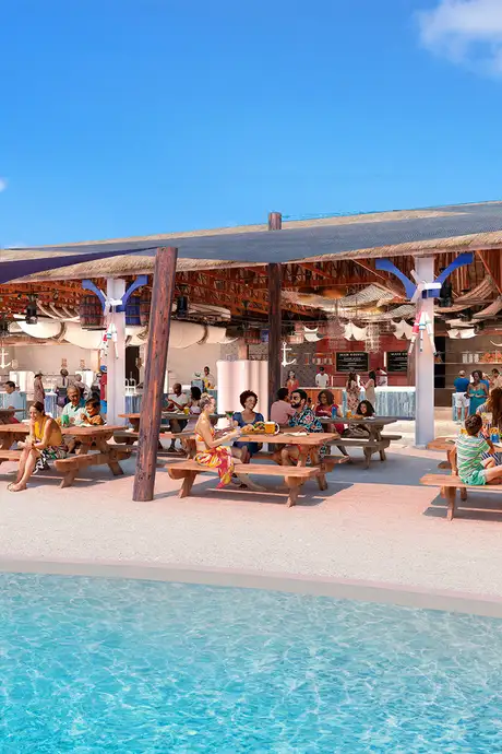 The Captains Galley Food Hall on Celebration Key