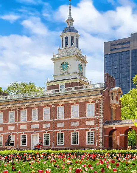 The Hall of Liberty in Philadelphia