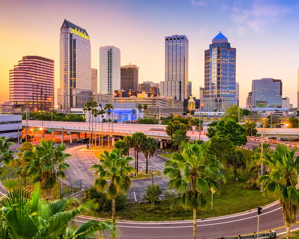 The Skyline of Tampa, Florida