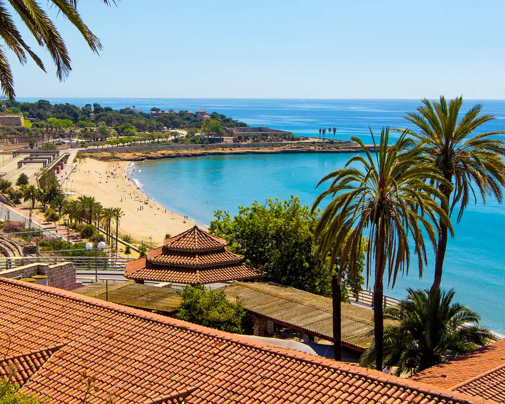 A View of the coast of Tarragona