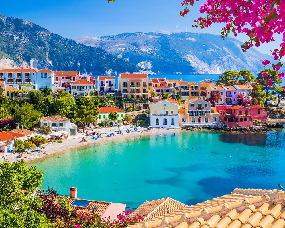 A View of a Beach in Kefalonia