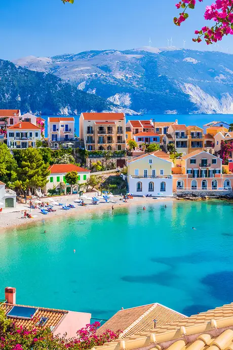 A View of a Beach in Kefalonia