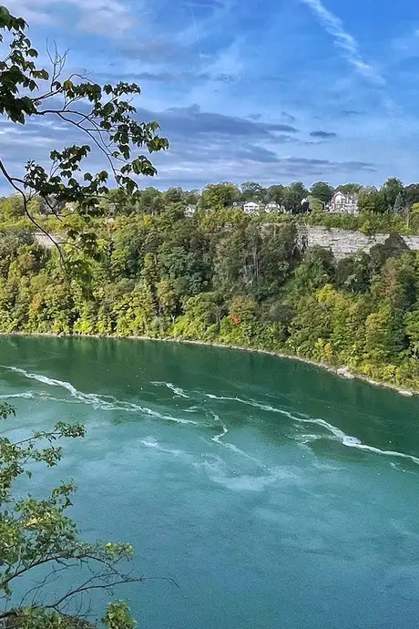 A landscape view of Niagara Falls State Park