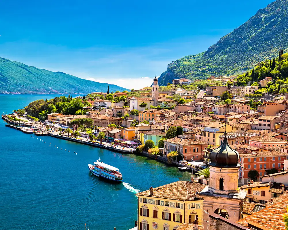 The skyline of Lake Garda