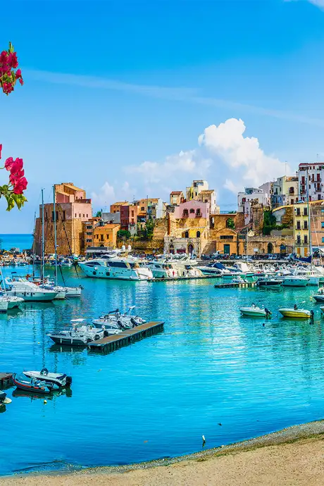 A View of a Harbour in Palermo, Italy