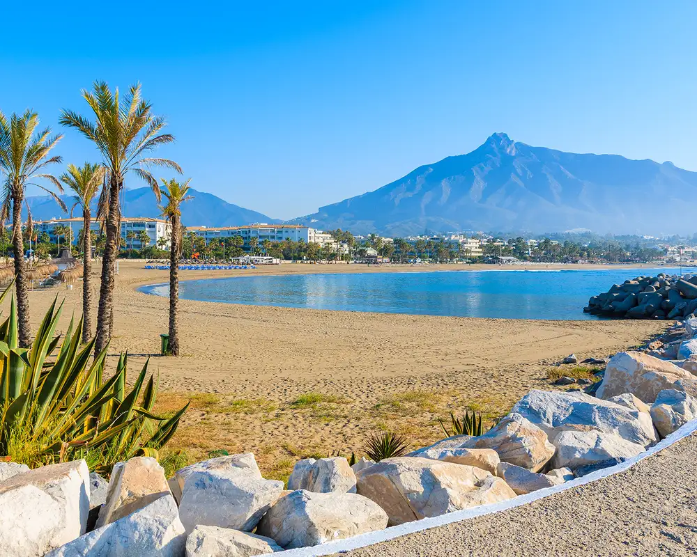 A beach in the Mediterranean