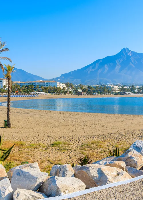 A beach in the Mediterranean