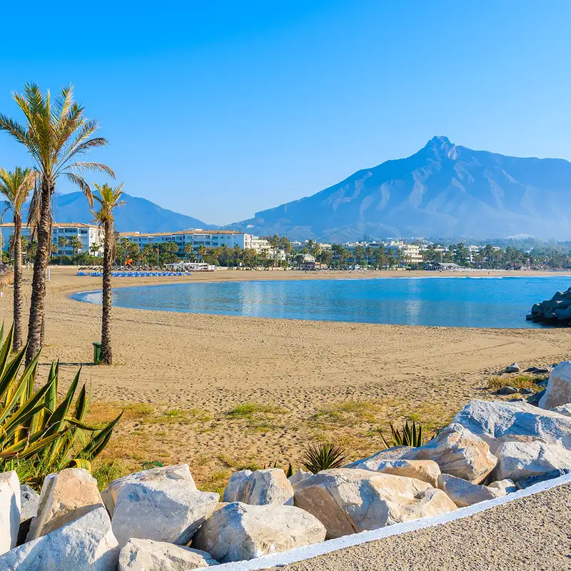 A beach in the Mediterranean