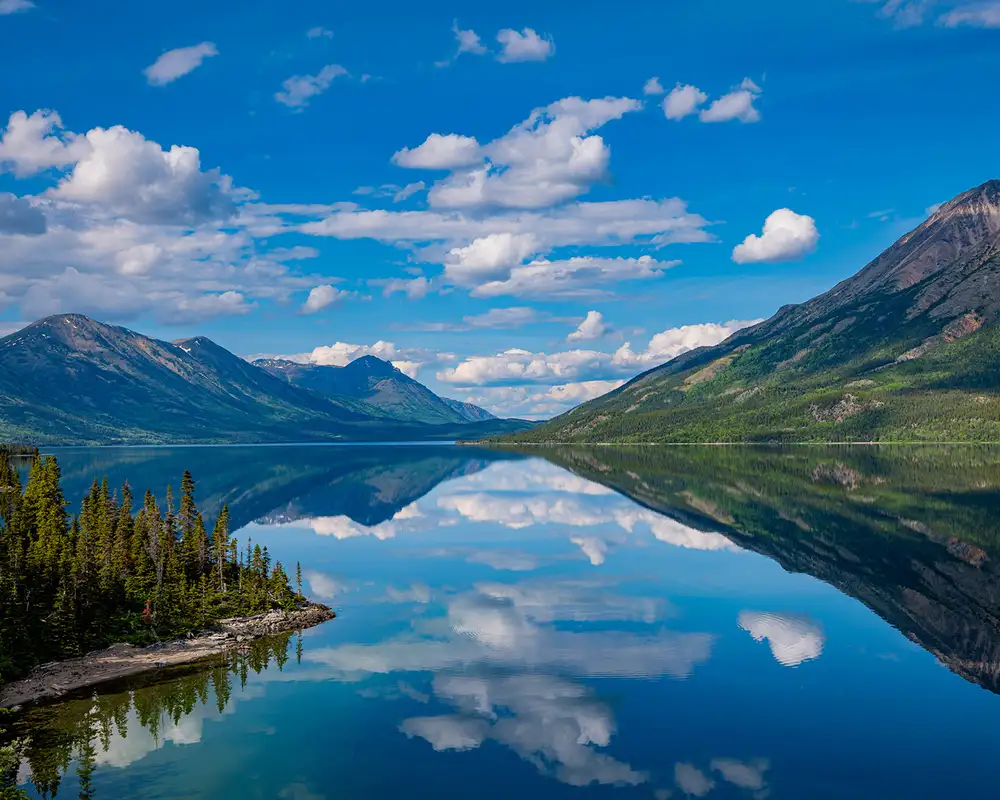 A View of a Lake in Skagway, Alaska