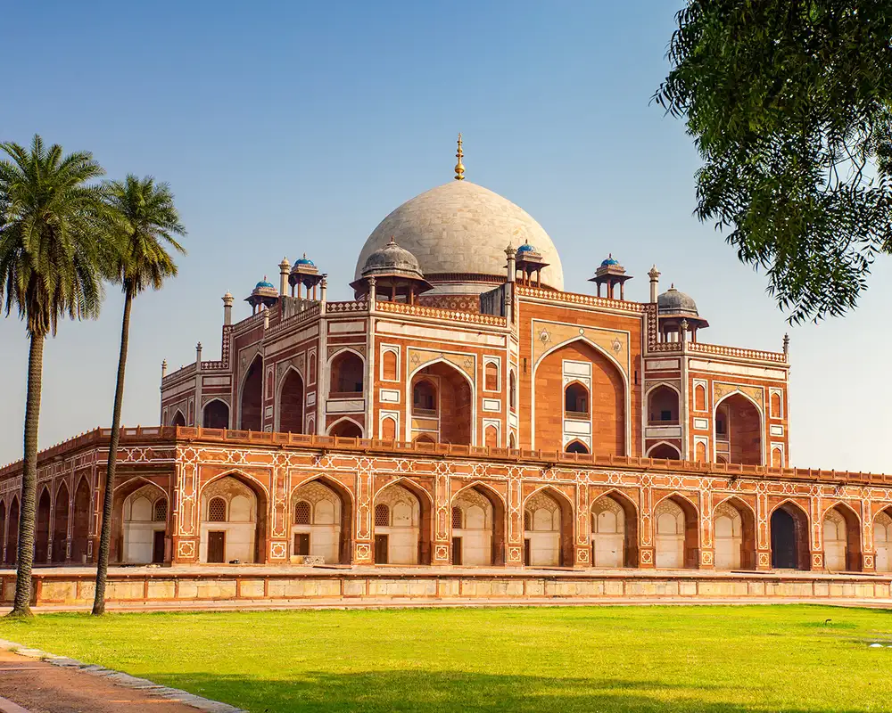 A View of Humayun's Tomb in Delhi, India