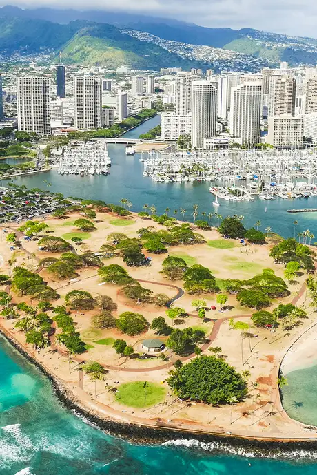An Aerial View of Honolulu