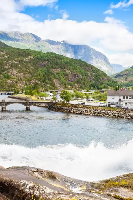 A View of Hellesylt, Norway