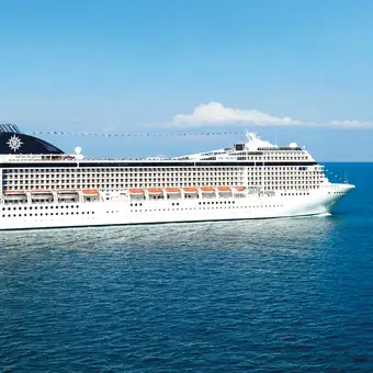 The MSC Musica at sea