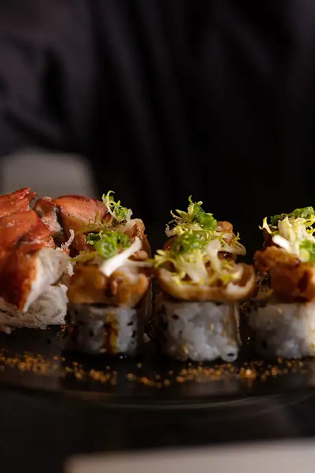 Sushi served at Nami Sushi aboard HAL Ships
