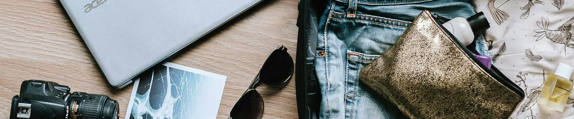 A Suitcase in the process of being packed