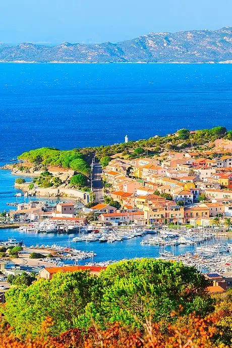 A view of a Harbour in Olbia, Italy