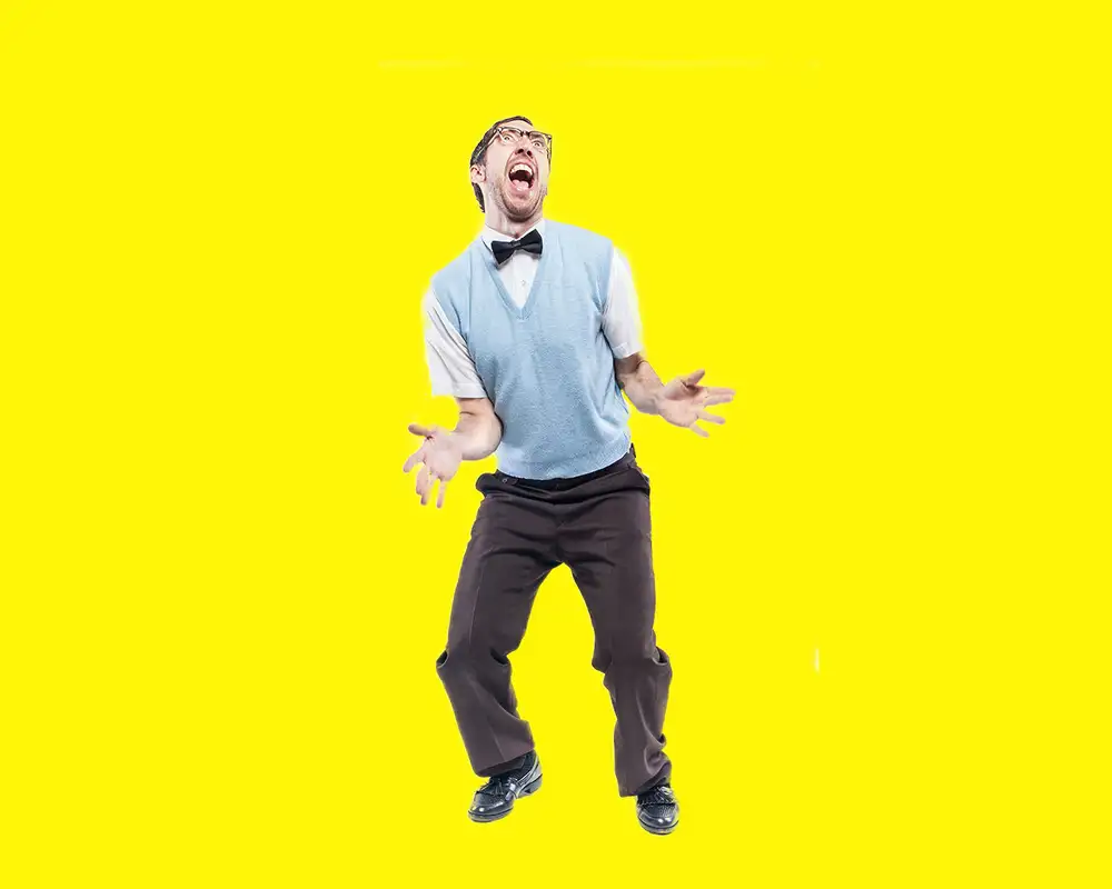 Deal Nerd on a yellow background