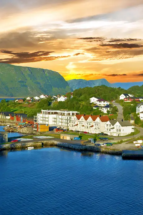 An Aerial View of Alesund, Norway