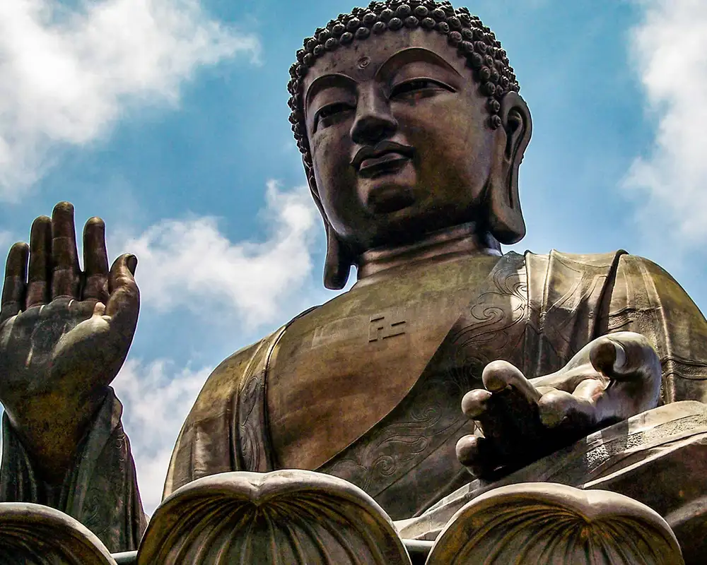 The Big Buddha in Hong Kong
