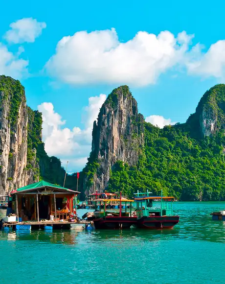A View of Halong Bay in Vietnam