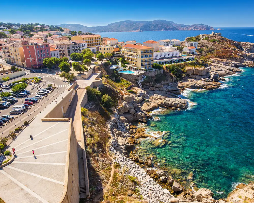 An Aerial View of Calvi, France