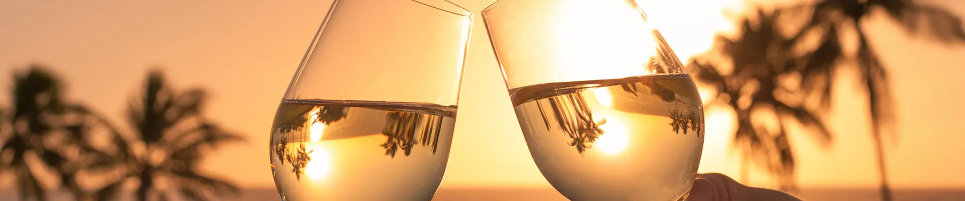 A Couple cheering Glasses of Wine