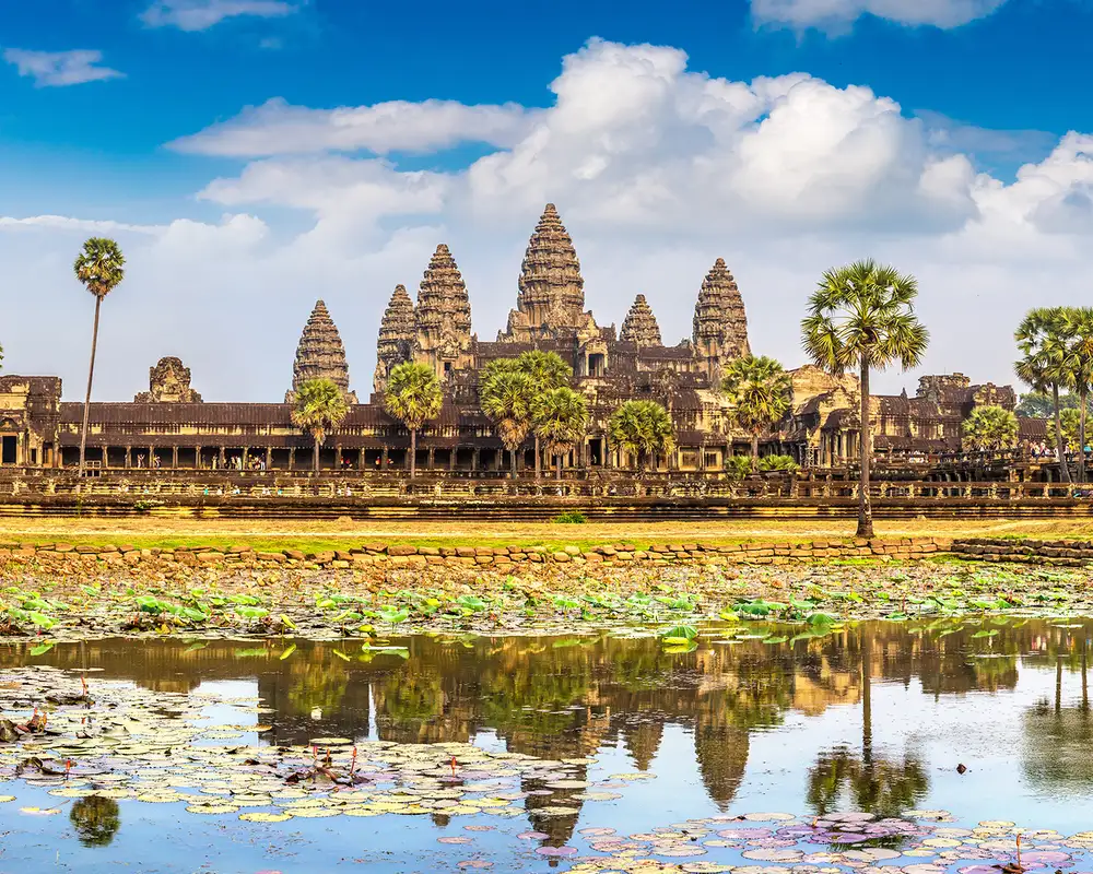 The Temple of Angkor Wat in Cambodia