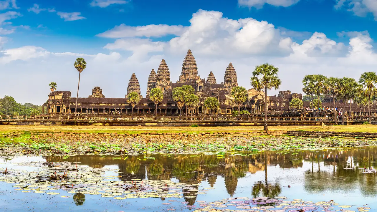 The Temple of Angkor Wat in Cambodia