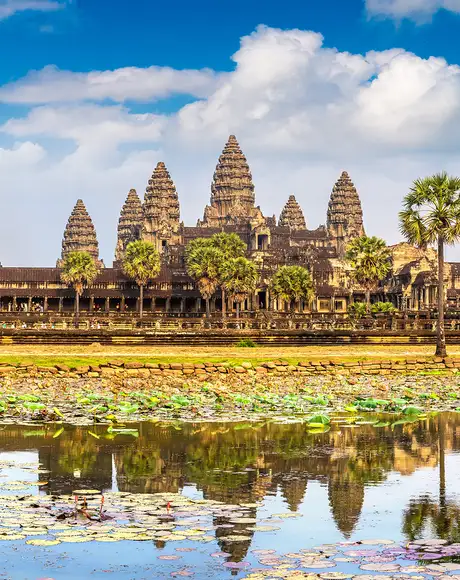 The Temple of Angkor Wat in Cambodia