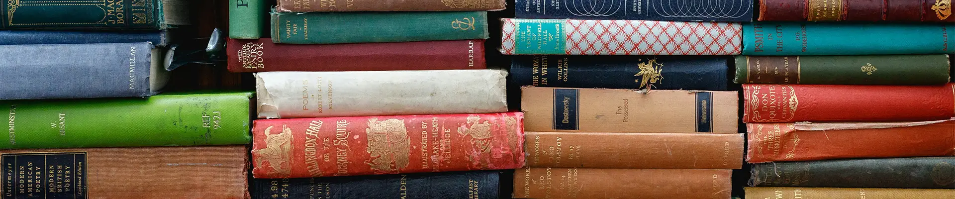 Stacks of Hardcover Books