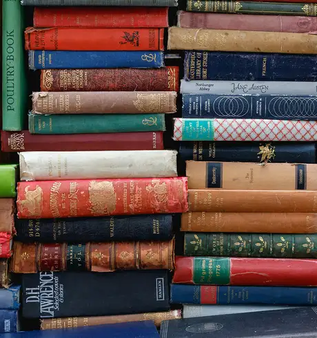 Stacks of Hardcover Books