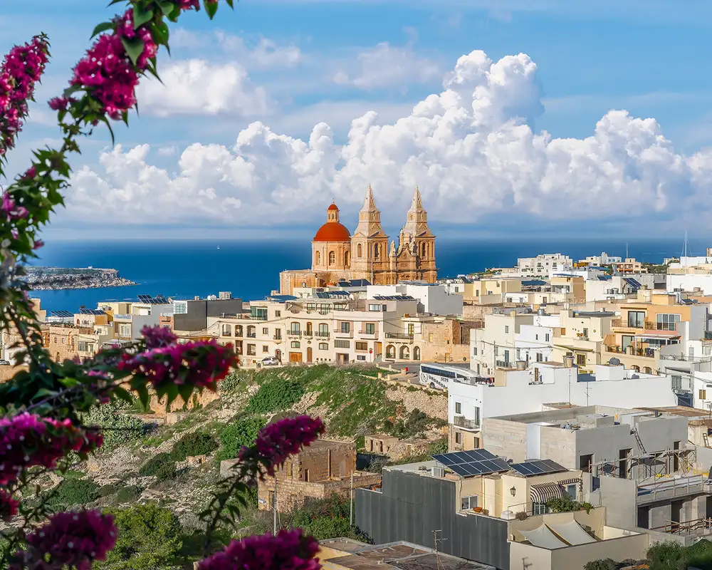 A landscape view of Malta
