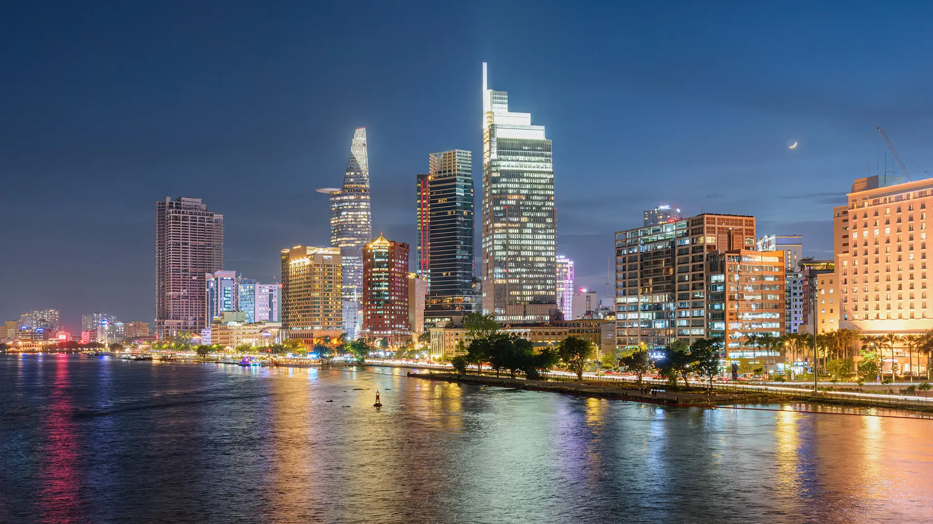 The Skyline of Ho Chi Minh City, Vietnam