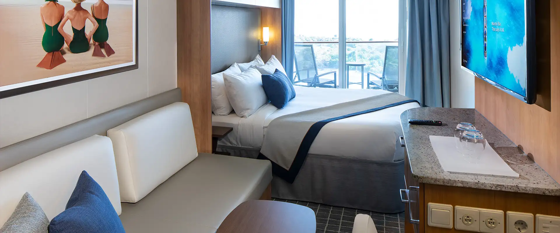 A Concierge Class Stateroom on Celebrity Ships