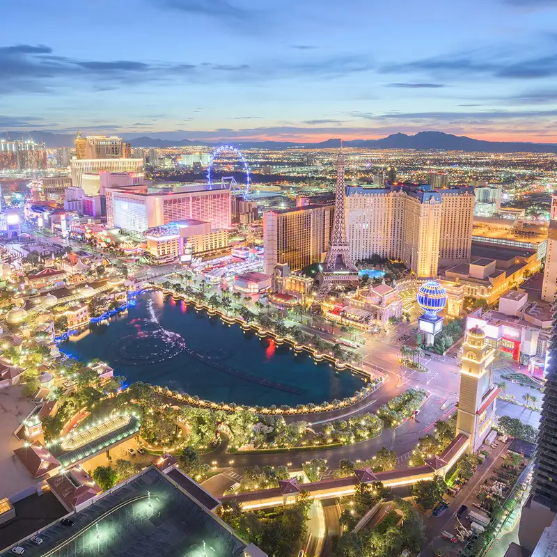 An Aerial View of Las Vegas