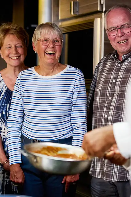 A Cooking class on Fred Olsen Ships