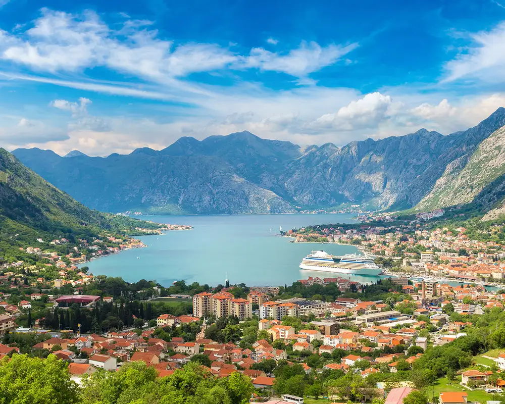 A view of Kotor from above