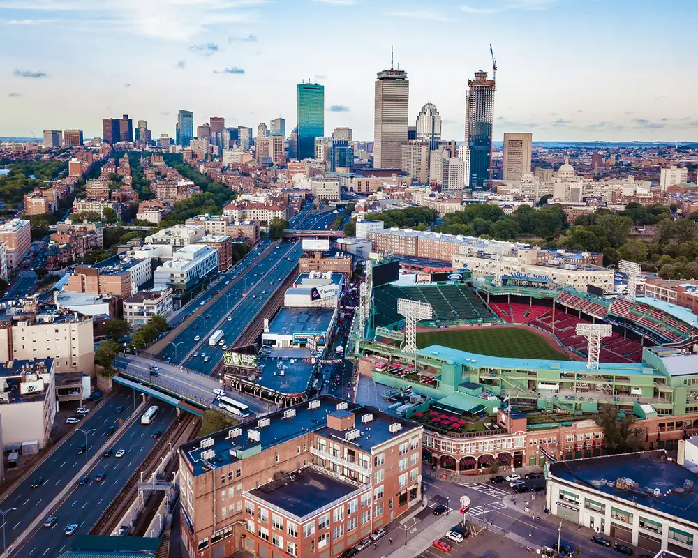 An Aerial View of Boston