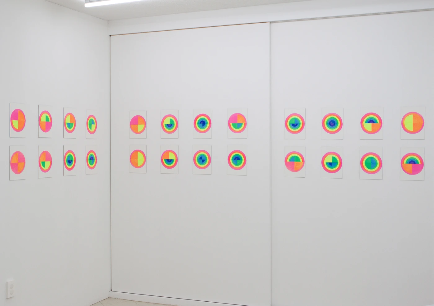 Modular artworks by Sarah Boris (Exhibition at Corners in Seoul)