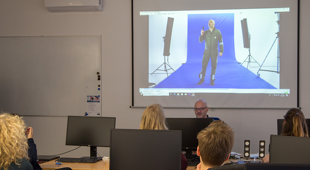 Im Adobe After Effects Workshop mit Sven Esch wurde man von der Discory gebeamt!