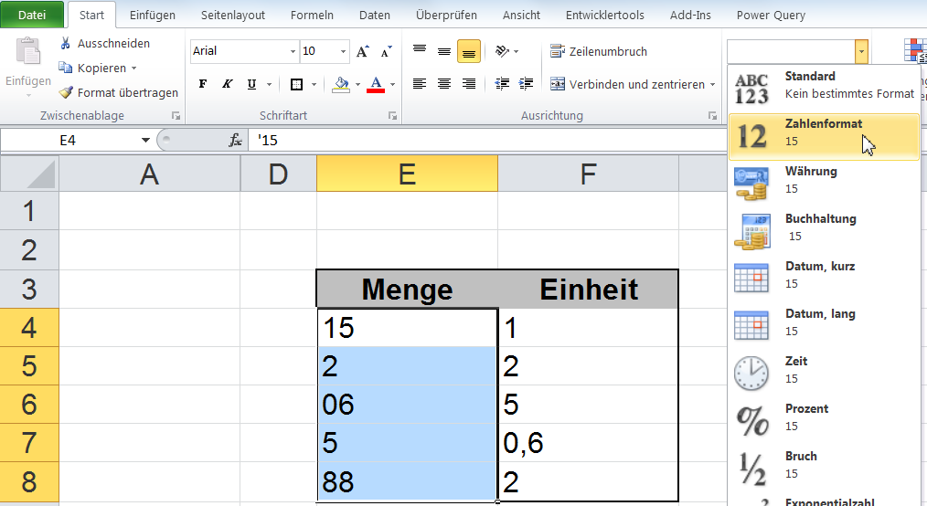 Text in Spalten kann vieles