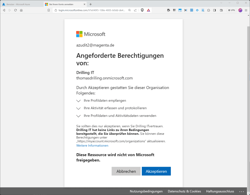 Der obligatorische User-Consent