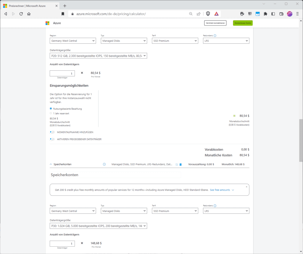 Unsere Data-Disc soll über hohe Kapazität und Performance verfügen.