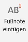 Fussnoten in Microsoft Word einfügen