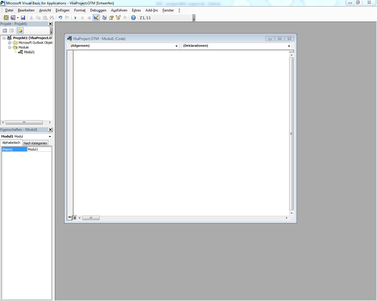 Der VBA Editor