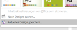 Eigenen PowerPoint Master speichern